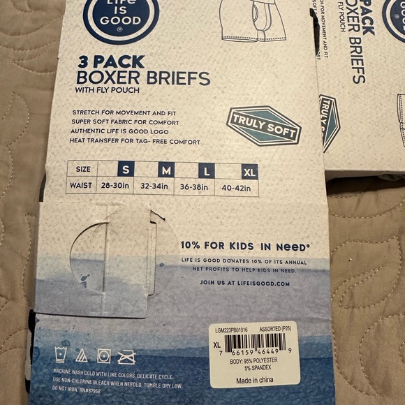 Men’s cotton boxer underwear. New. - Picture 2 of 2